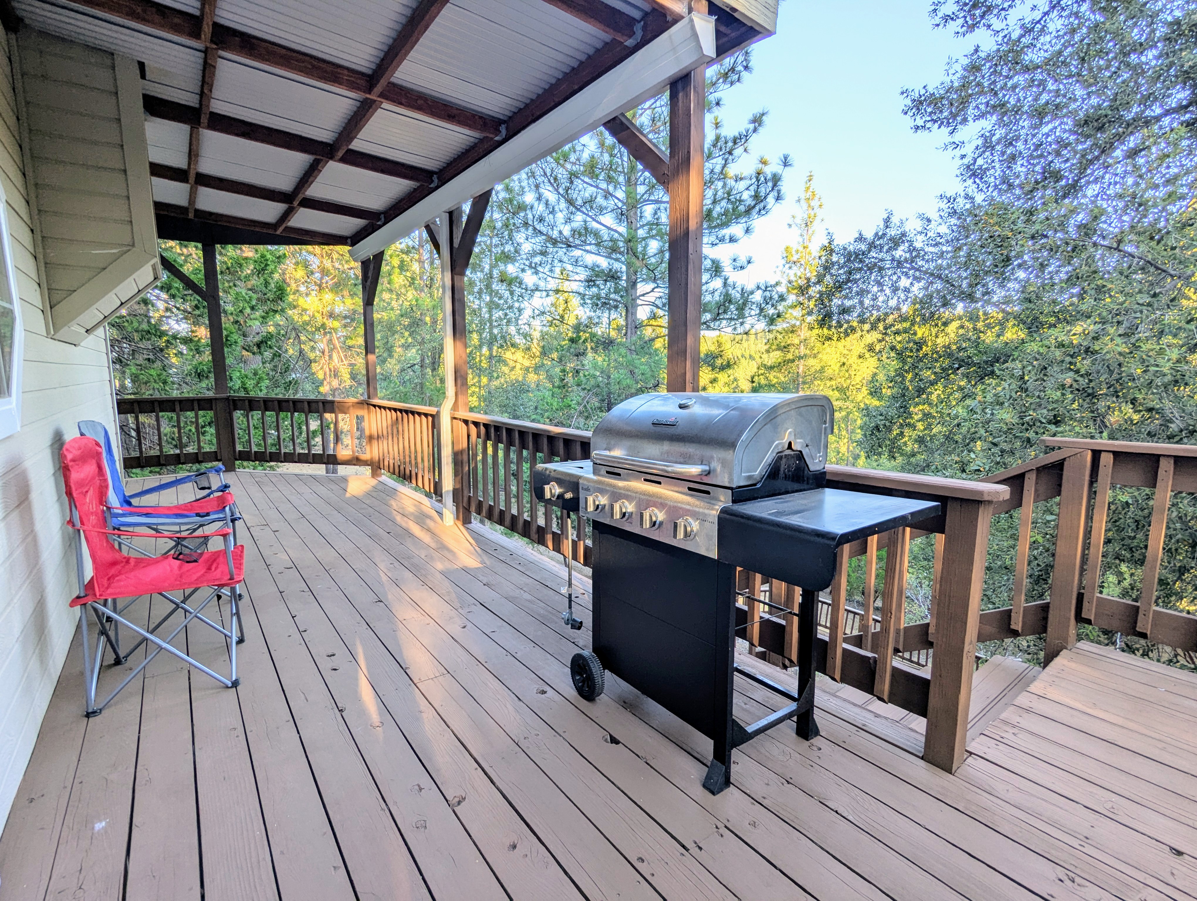 Dining space with scenic views